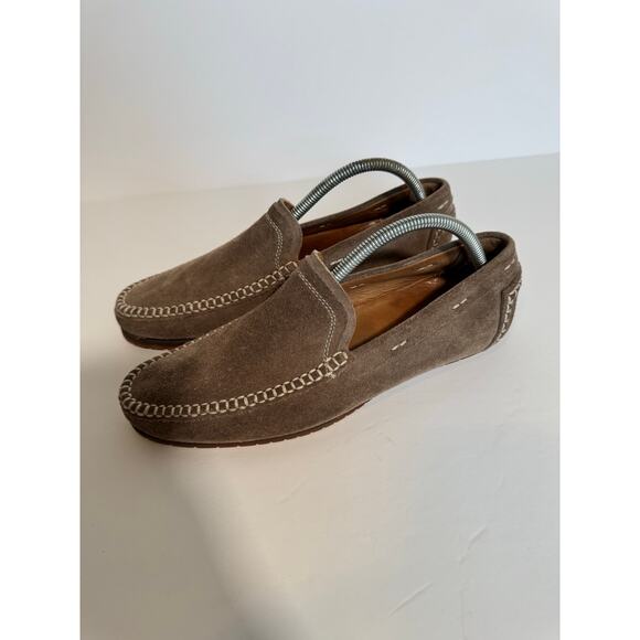 John Varvatos Suede Leather Slip On Mules Driving Loafers Mens Size 9 main image 6
